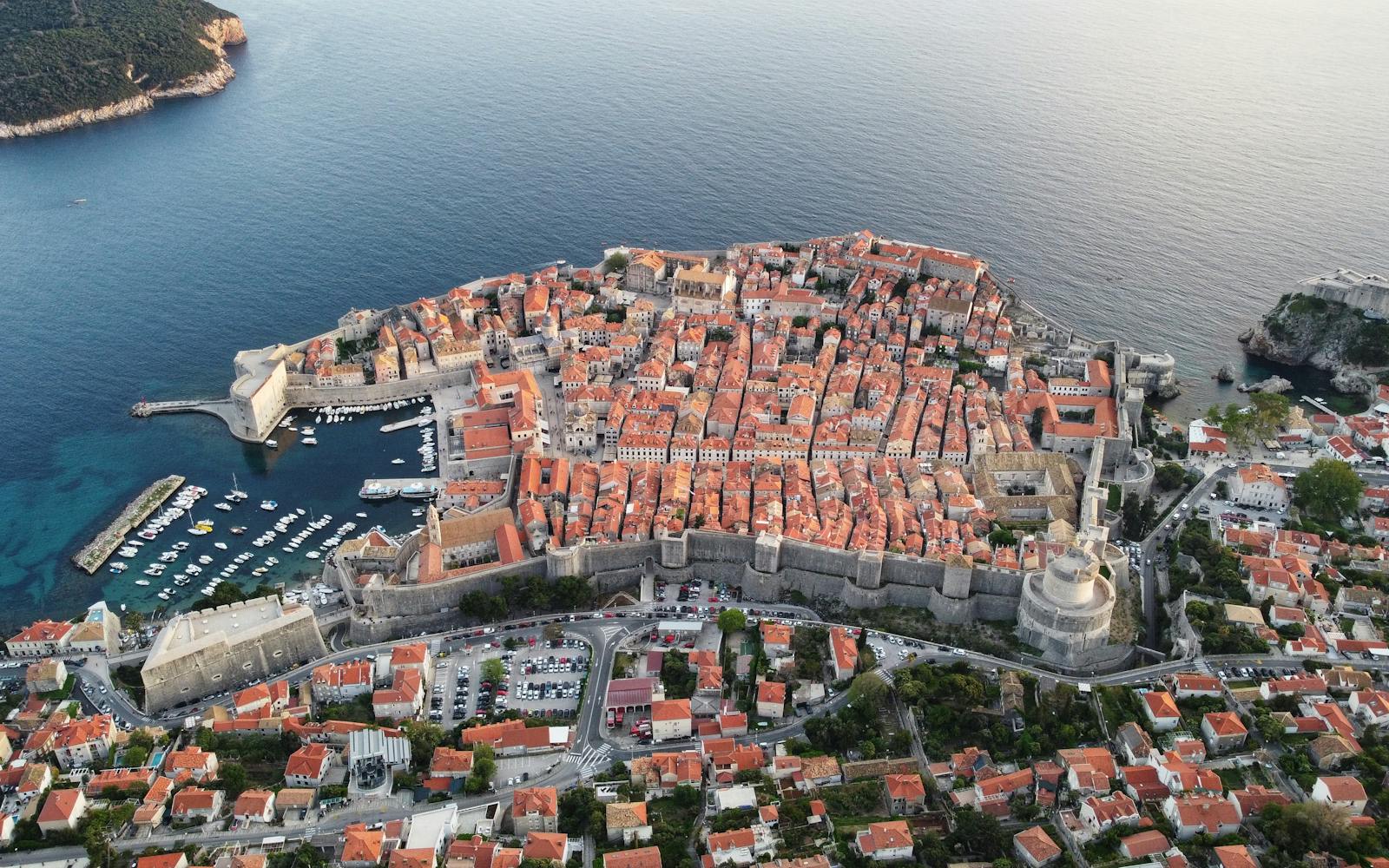 The coast road between Dubrovnik and the Bay of Kotor