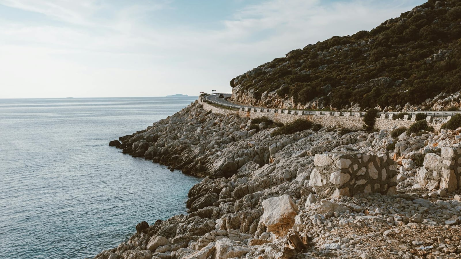Narrow Muo waterfront lane in Kotor